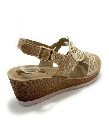 Sandalen DUENDY  für Damen SANDALIA MUJER CONFORT CUNA BRILLANTES H  PLATEADO