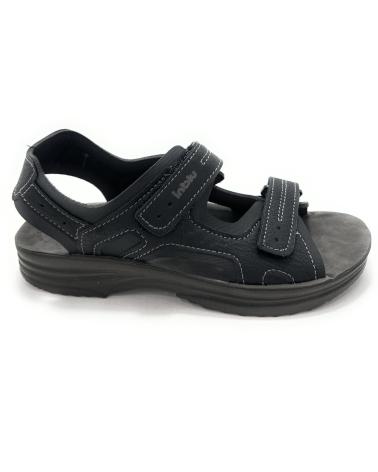 Sandalias CHIC VISION  de Hombre SANDALIAS BIO CABALLERO VELCROS RELAX  NEGRO