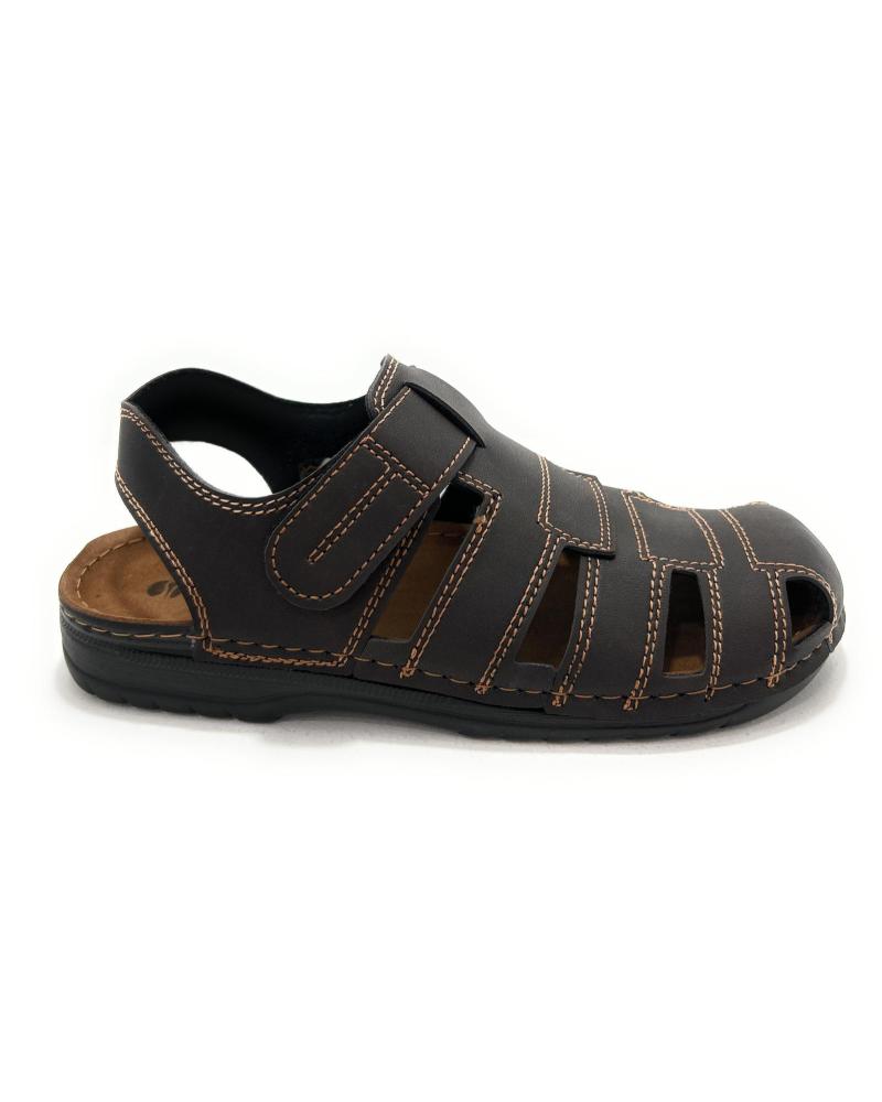 Sandalen DUENDY  für Herren SANDALIAS CABALLERO CONFORT PEGUE P-CERR  MARRóN