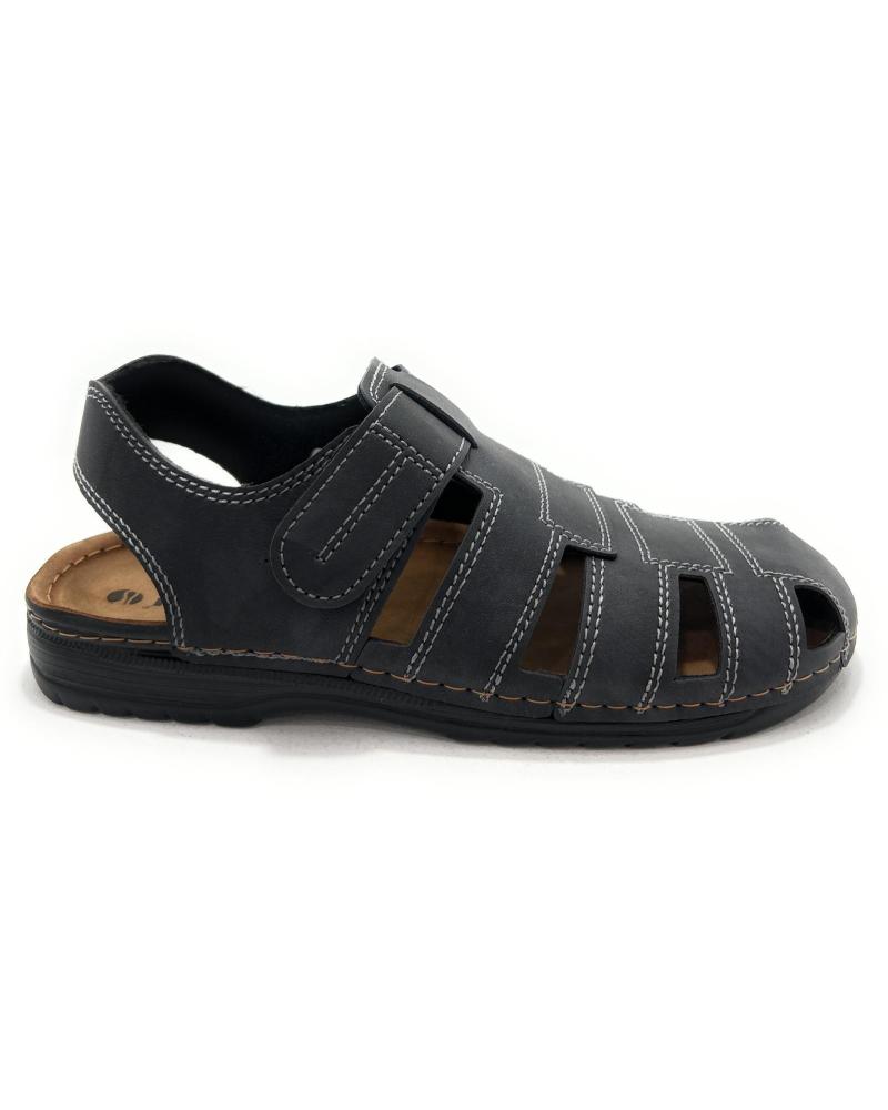 Man Sandals DUENDY SANDALIAS CABALLERO CONFORT PEGUE P-CERR  NEGRO
