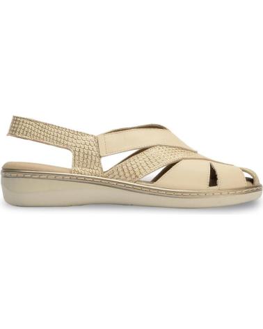 Sandales PITILLOS  pour Femme SANDALIA PIEL  AMARILLO