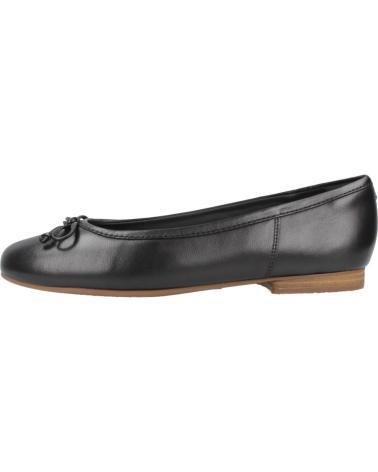 Ballerinas CLARKS  für Damen BAILARINAS MUJER MODELO FAWNA LILY LEATHER COLOR NEGRO  BLACK