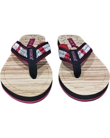Infradito per Donna JOMA CHANCLAS S YAIZA LADY ROSA BLANCAS SYAILS2501 MUJER FL NEGRO