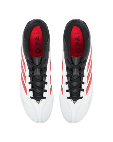 ZAPATILLAS DE FÚTBOL ADIDAS COPA PURE III CLUB TF BLANCAS CON ROJO Y NEGRO IE1 NEGRO