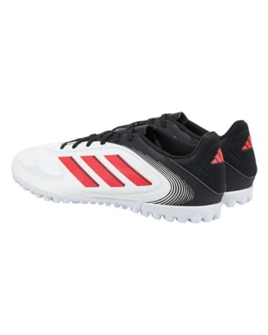 ZAPATILLAS DE FÚTBOL ADIDAS COPA PURE III CLUB TF BLANCAS CON ROJO Y NEGRO IE1 NEGRO