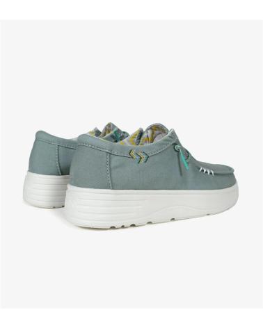 Schuhe WALK IN PITAS  für Damen NATAL ZAPATO WALLABI DE MUJER DE ALGODON  VERDE