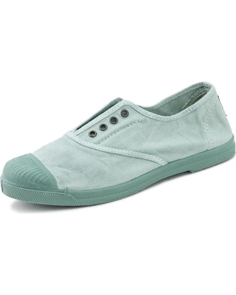 Sapatilhas NATURAL WORLD  de Mulher 133E OLD CERRO ZAPATILLA PUNTERA DE GOMA AL TONO -  AQUA