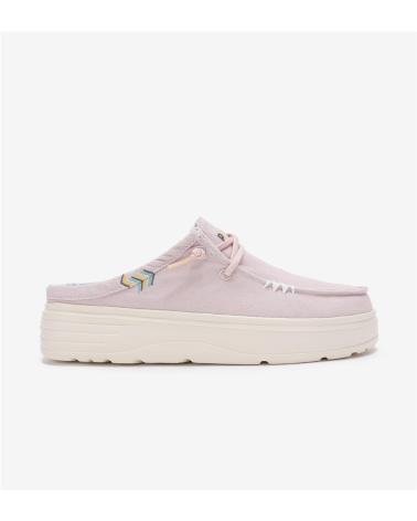 Nauticos WALK IN PITAS  für Damen CAPARICA ZUECO DE MUJER DE ALGODON -  LILAS