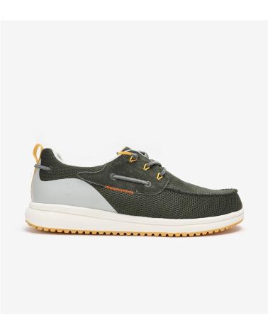 Man shoes WALK IN PITAS 54 BAY NAUTICO DE HOMBRE DE TEXTIL Y NOBUCK - KAKI KAKI