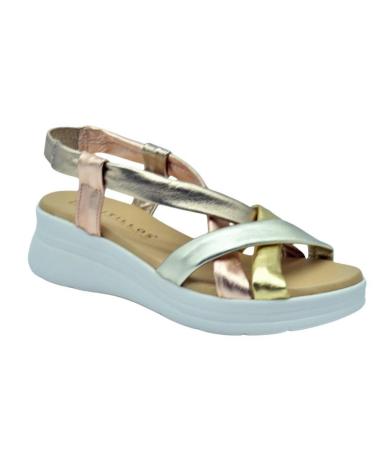 PITILLOS SANDALIA CON TUBULARES GOLD