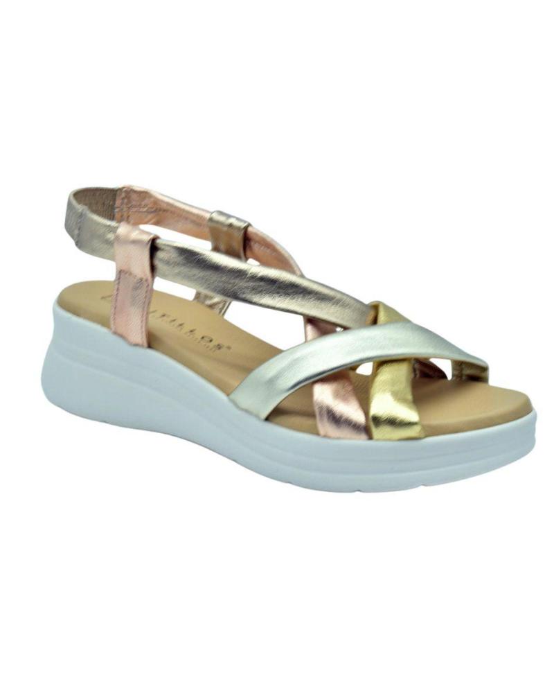 PITILLOS SANDALIA CON TUBULARES GOLD