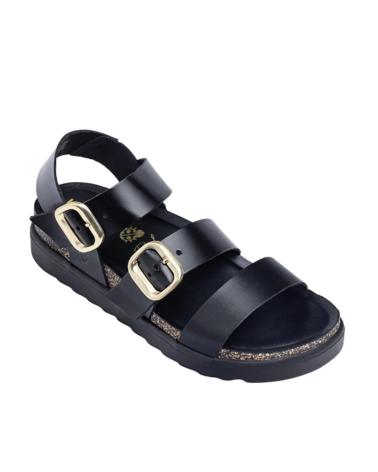 Sandálias de Mulher YOKONO TUNEZ-127 PIEL NEGRA NEGRO