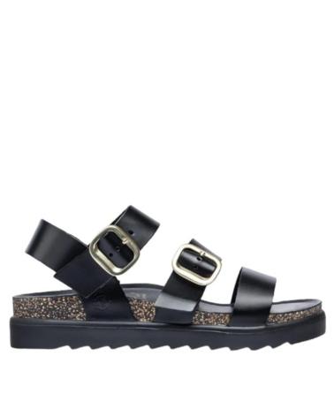 Sandalias de Mujer YOKONO TUNEZ-127 PIEL NEGRA NEGRO