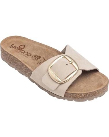 Woman Sandals YOKONO SANDALIA MUJER JERBA-144 MARRóN