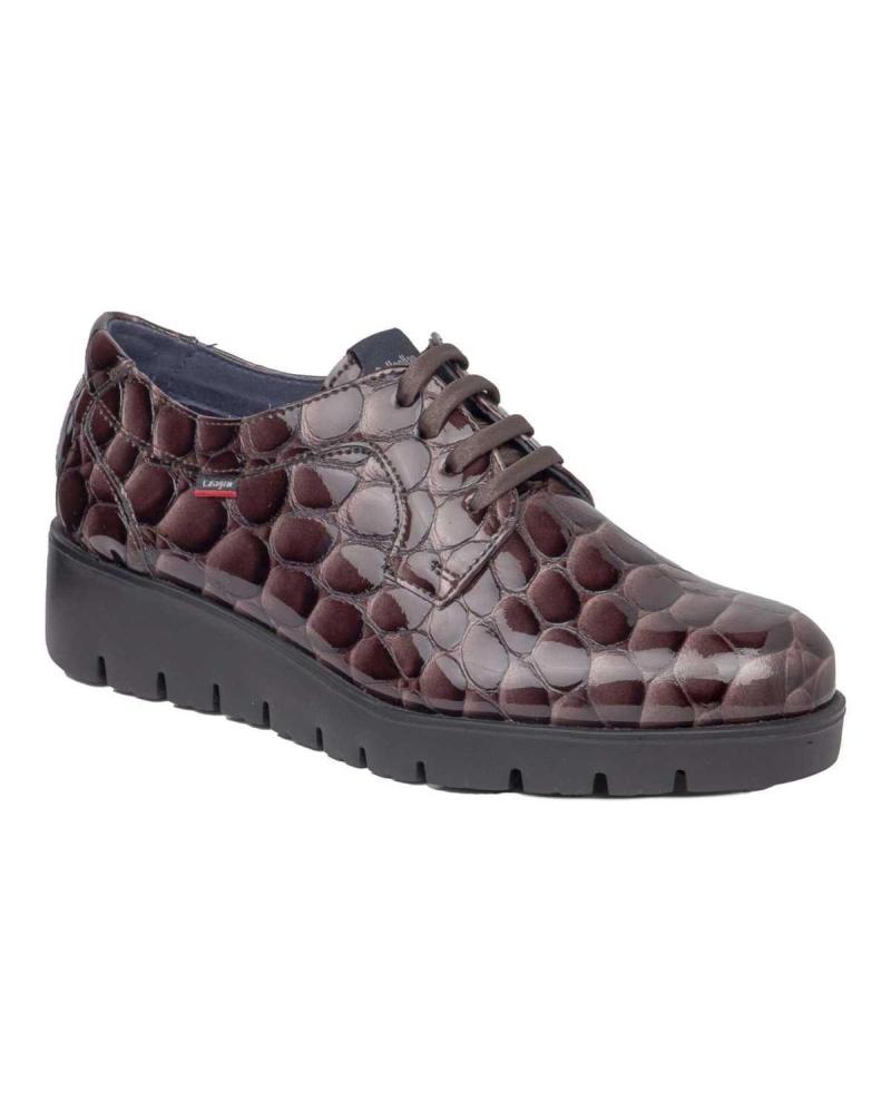 SAPATOS CALLAGHAN BARI 58515 CASTANHO ESCURO EFEITO CROCODILO MARRóN