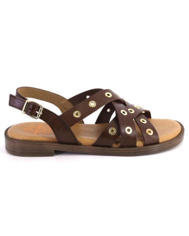 Sandali per Donna PORRONET 3125 SANDALIAS DE MUJER PIEL MARRON