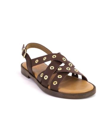 Sandali per Donna PORRONET 3125 SANDALIAS DE MUJER PIEL MARRON