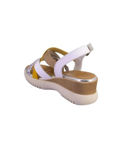 Sandalen für Damen PORRONET 3155 SANDALIAS DE MUJER PIEL BLANCO