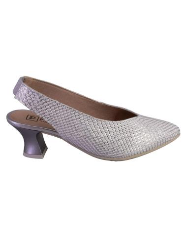 Zapatos de tacón de Mujer PITILLOS 10510 ZAPATOS DE MUJER PIEL PLATA