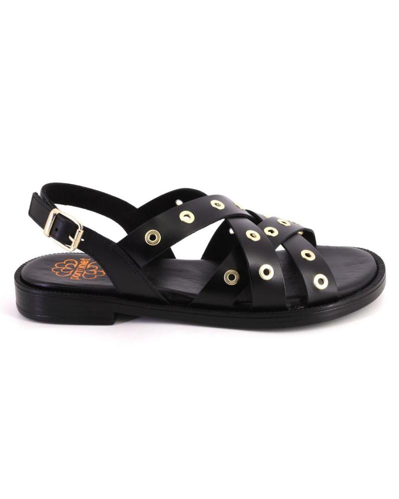Sandali per Donna PORRONET 3125 SANDALIAS DE MUJER PIEL NEGRO