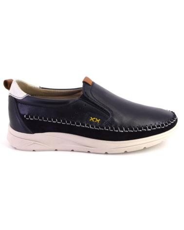 Man Mocasines DJ SANTA 4224 MOCASINES DE HOMBRE PIEL AZUL MARINO