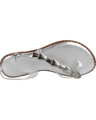 CARYATIS SANDALIAS MUJER MODELO 621606C COLOR PLATA SILVER