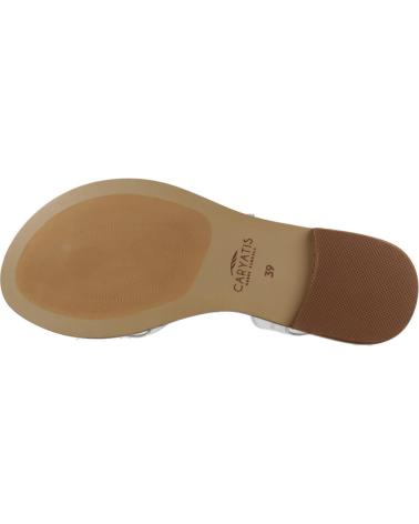CARYATIS SANDALIAS MUJER MODELO 621606C COLOR PLATA SILVER