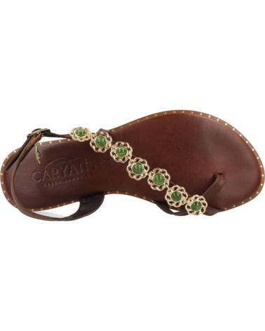 CARYATIS SANDALIAS MUJER MODELO 621626C COLOR MARRON BROWN