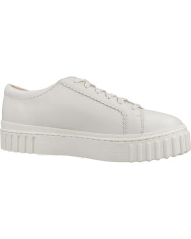 CLARKS MAYHILL WALK SNEAKER AUS WEISSEM LEDER FÜR DAMEN - ART.-NR. 26177817 BLANCO