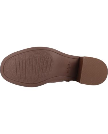 BOTTINES CLARKS CHAMBERLY TRIM EN CUIR MARRON MIDTAN MIDTAN