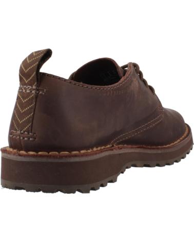 CLARKS SOLSBURY LACE DARK BROWN LEATHER SHOES DRKBRWN FOR MEN DRKBRWN