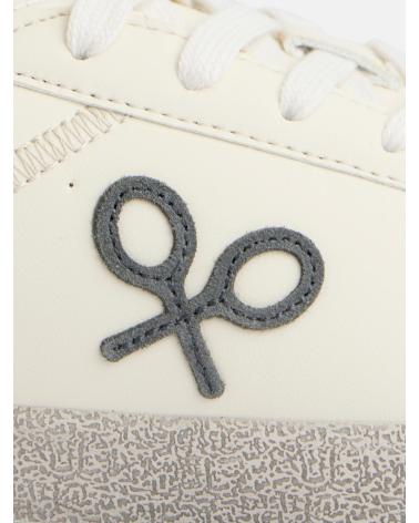 Sportivo per Uomo SILBON ZAPATILLA DESGASTADA BLANCA BLANCO