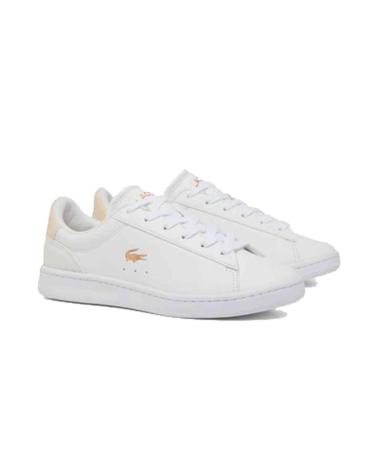 LACOSTE NAN CARNABY-1Y9 EN COLOR PARA NINS BLANCO