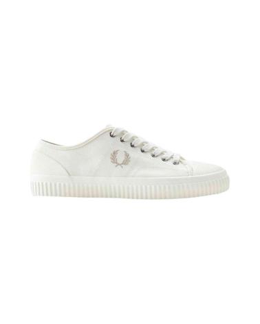 FRED PERRY ZAPATILLAS HUGHES LOW CANVAS PARA HOMBRE EN COLOR BLANCO