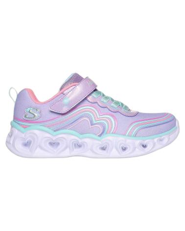 girl Trainers SKECHERS ZAPATILLAS HEART LIGHTS - RETRO HEARTS PARA NINAS EN COLOR M MORADO