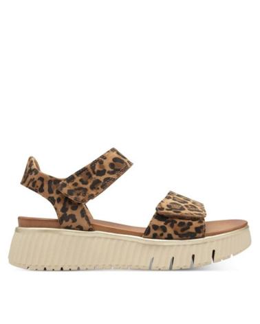Sandalias de Mujer TAMARIS 88720 PIEL LEOPARD BEIG