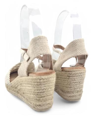 Sandalen für Damen TIMBOS SANDALIA CUNA ESPARTO MUJER 131298 BEIGE