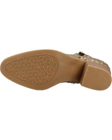 CARMELA BOTINES MUJER MODELO 162344C COLOR  BRONCE