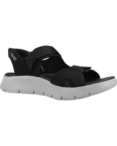 SKECHERS SANDALIAS HOMBRE MODELO SLIP-INS GO WALK FLEX COLOR NEGRO BK BKGY