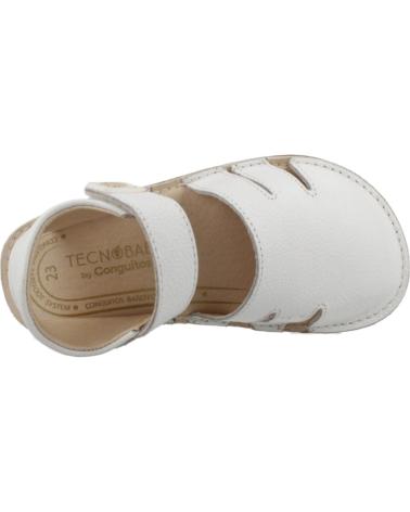 Sandales pour Fille CONGUITOS SANDALIAS NINA TECNOBABY MODELO TESH510003 COLOR BLANCO WHIT WHITE