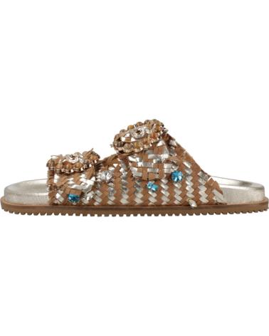 Sandalias de Mujer BEFREE SANDALIAS MUJER MODELO MIRROR 4032 COLOR MARRON PLATINO