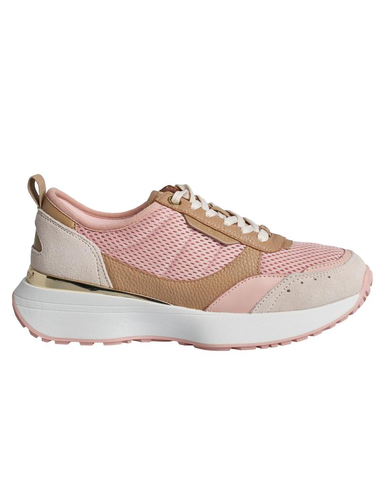 Sportif pour Femme MICHAEL KORS SNEAKERS FLYNN DE MALLA Y PIEL 43F3FYFS1D PARA MUJER ROSA