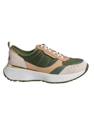 Zapatillas deporte de Mujer MICHAEL KORS SNEAKERS FLYNN DE MALLA Y PIEL 43F3FYFS1D PARA MUJER VERDE-MARRóN