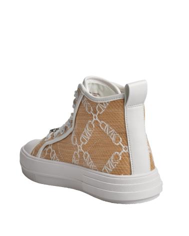 Deportivas de Mujer MICHAEL KORS SNEAKERS ALTAS EVY DE PAJA 43S4EYFE5Y PARA MUJER BEIGE