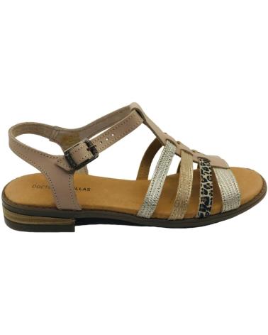 Sandalias de Mujer D`CUTILLAS SANDALIA PLANA PIEL MUJER DOCTOR CUTILLAS 37054 PLATINO