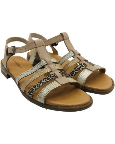 Sandalias de Mujer D`CUTILLAS SANDALIA PLANA PIEL MUJER DOCTOR CUTILLAS 37054 PLATINO