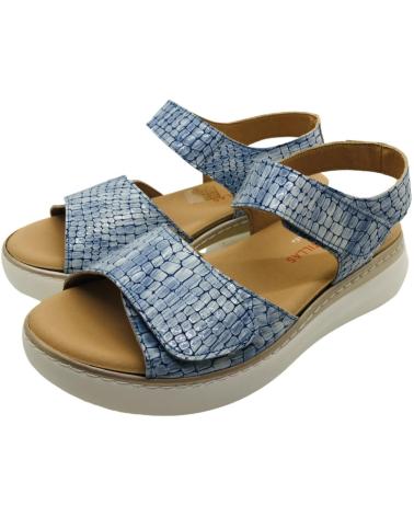 Sandalias de Mujer D`CUTILLAS SANDALIA PIEL MUJER DOCTOR CUTILLAS 46014 AZUL