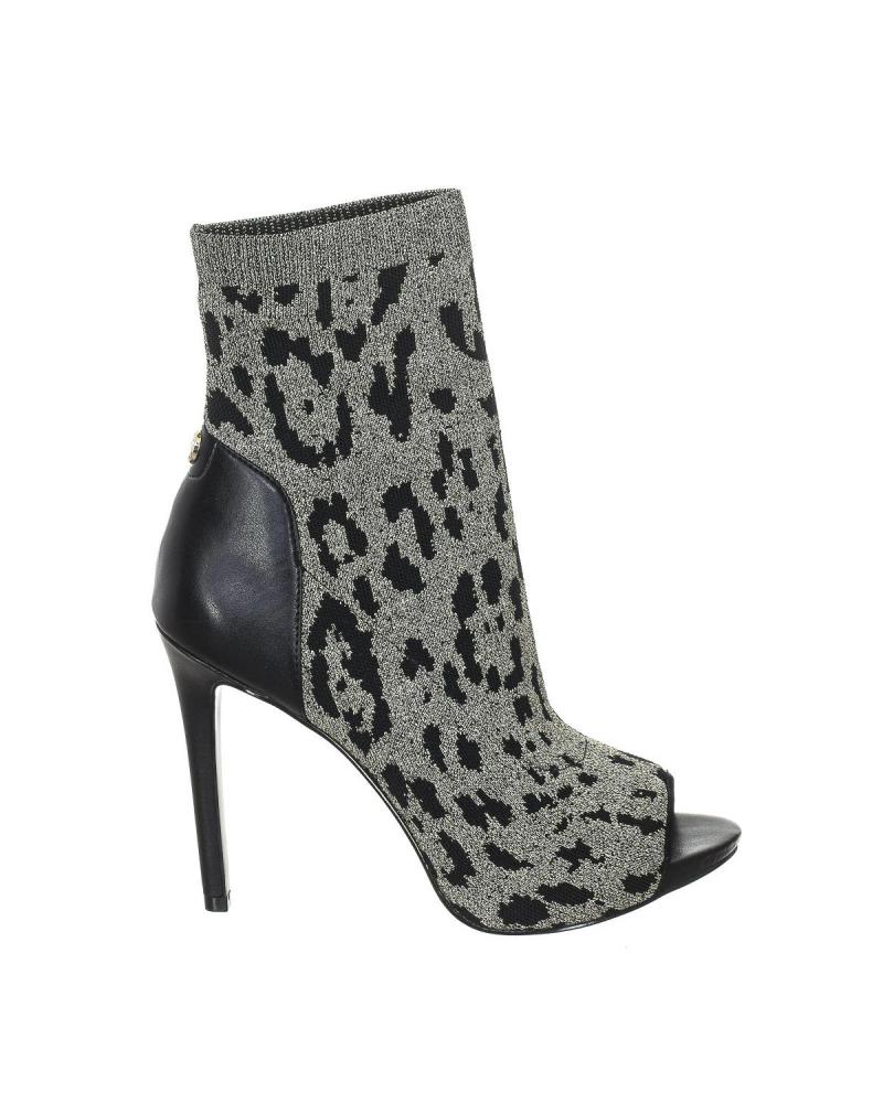 Mid Boots De Mujer GUESS BOTINES LEOPARDO NEGRO