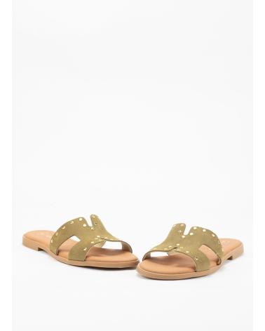 Sandali per Donna KESLEM SANDALIA MUJER 2029 EN PIEL KAKI