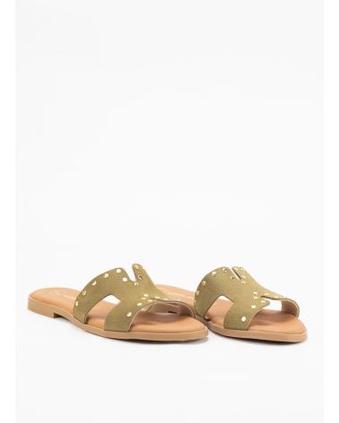 Sandali per Donna KESLEM SANDALIA MUJER 2029 EN PIEL KAKI